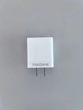 Haldane High Quality White Security Protection Single Port Power Adapters