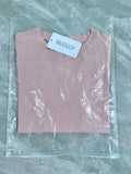 MUGUOY Classic Fashion Pink Soft Breathable Crewneck T-Shirts For Women