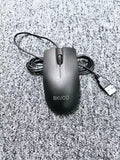 BKVOO Classic Black Portable Cable USB Computer Mouse