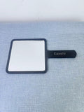 Eaixshir High Quality Square Black Handheld Plastic Makeup Personal Compact Mirrors