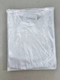 TZKACO Classic White Comfortable Breathable Crewneck T-Shirts For Women