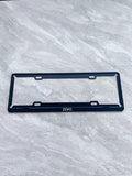 ZIDKO Thickening Specific Fixed Ultra-Thin Stainless Steel License Plate Frames