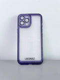 LBGNSZ High Quality Soft Ultra Thin Durable Transparent Purple Cell Phone Cases