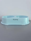 Buyexig High Quality Environmental Protection Multi-Purpose Plastic Double Bowl Pet Bowls