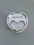 MAYWEATHER Fashion Sealed Windproof Stainless Steel Rotation Ashtrays