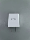 BTBII Multi-Functional White Durable Wall Fast Charging Power Adapters