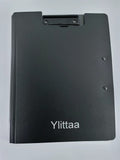 Ylittaa High Quality Black Plastic Waterproof Metal Double Clip File Folders