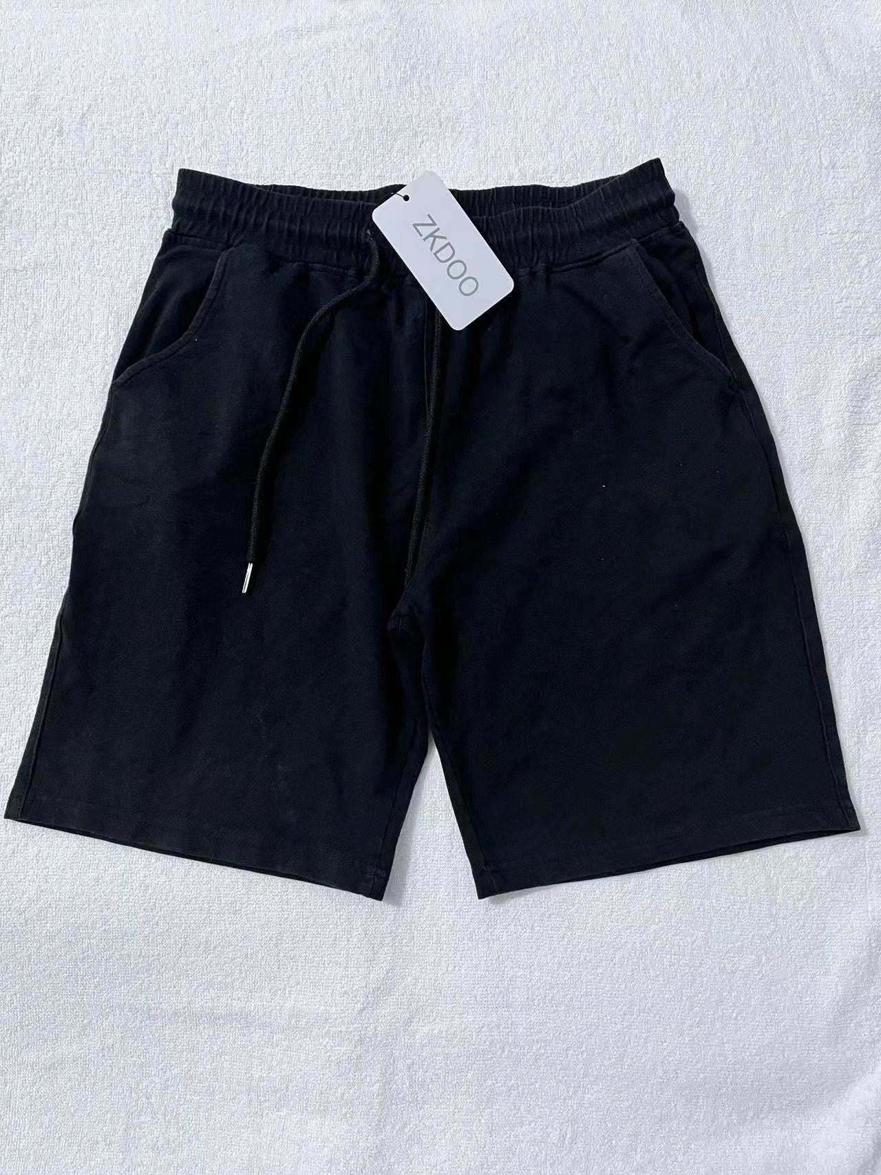 ZKDOO Black Classic Casual Loose Soft Breathable Boy Shorts – zellawallet