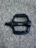 Abbzu High Quality Black Teen Non-Slip Durable Plastic Bicycle Pedals