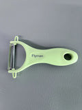 Flyman High Quality Sharp Non-Slip Plastic Stainless Steel Hand-Operated Vegetable Peelers