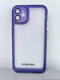 Langawaser Fashion High-Grade Transparent Simple Anti-Fall Ultra-Thin Cell Phone Cases