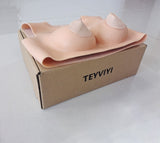 TEYVIYI High Quality Ultra Thin Sleeveless Realistic Silicone Artificial Breasts