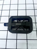 Yeywo Classic Black Durable Nylon Fiber Non-Slip Bicycle Pedals