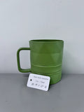 Green Classic Multifunctional Anti-Fall Handle Plastic Cups