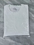 Classic White Fashion Casual Short-Sleeved Round Neck T-Shirts For Men