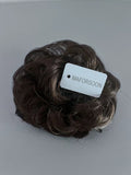 MAFORSOON Stylish Elegant Fluffy Messy Brown False Hair