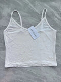 LEUGEM White Fashion Sexy Comfortable Soft Cotton Camisoles