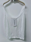 KHUBKIO Classic White Fashion Ladies Comfortable Soft Casual Camisoles