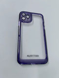 NVRTTRR Classic Fashion Ultra-Thin Anti-Slip Anti-Yellow Transparent Purple Cell Phone Cases