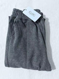 KptKi Dark Grey Winter Thickened Leisure Sports Cotton Pants For Children