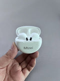 Mtzei White Premium Wireless Comfortable Bluetooth Earphones