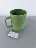 Green Classic Multifunctional Anti-Fall Handle Plastic Cups