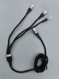 Erxy High Quality Black Multi-Function Three-In-One Super Fast Charge USB Cables