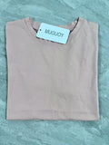 MUGUOY Classic Fashion Pink Soft Breathable Crewneck T-Shirts For Women