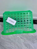 RTSNOA Fashionable Green Plastic Thickened Large Durable Laundry Baskets