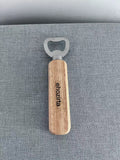 Ehozirta High Quality Portable Non-Slip Stainless Steel Wooden Handle Bottle Openers