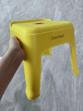 CaiorAaoi Multifunctional Yellow Plastic Safe Practical Non-Slip Stools