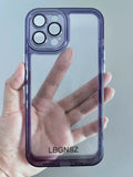 LBGNSZ High Quality Soft Ultra Thin Durable Transparent Purple Cell Phone Cases