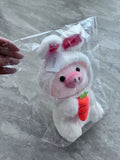 DODOT White Exquisite Cute Super Soft Comfortable Pig Plush Toys