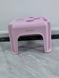 Janemiri Children's Pink Plastic Non-Slip Square Stools