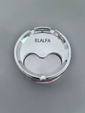 ELALFA High Quality Round Windproof Durable Rotating Stainless Steel Ashtrays