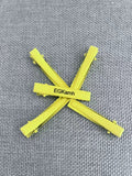 EGKamh Yellow High Quality Multi-Purpose Metal Duck Bill Hair Clips