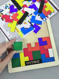 IVVTNHZ Children's Tangram Creative Puzzle Toy Building Blocks