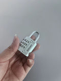 dulovem High Quality Multi-Purpose Mini Silvery Rust Resistant Durable Metal Locks