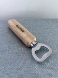 Ehozirta High Quality Portable Non-Slip Stainless Steel Wooden Handle Bottle Openers