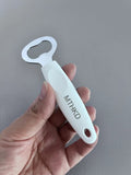 MTHKD Multifunctional Exquisite Thickened Plastic Stainless Steel White Bottle Openers