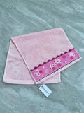 Rixolven High Quality Pink Soft Fluffy High Absorbent Multi-Purpose Cotton Towels