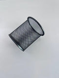 KIXIWIJI Black Premium Multifunctional Metal Mesh Pen Holders