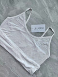 LEUGEM White Fashion Sexy Comfortable Soft Cotton Camisoles