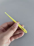 Cokerle Multi-Functional Yellow Portable Earwax Cleaning Plastic Earpicks