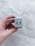 BYPGO Multi-Functional Grey Universal USB Charging Port Power Adapters