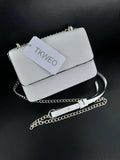 TKWEO Solid Color Classic Fashion Women's Leather Shoulder Handbags