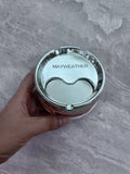 MAYWEATHER Fashion Sealed Windproof Stainless Steel Rotation Ashtrays