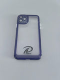 RT-HANGDA Senior Ultra Thin Non-Slip Transparent Purple Cell Phone Cases