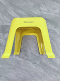 CaiorAaoi Multifunctional Yellow Plastic Safe Practical Non-Slip Stools