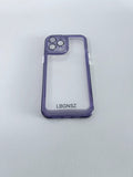 LBGNSZ High Quality Soft Ultra Thin Durable Transparent Purple Cell Phone Cases